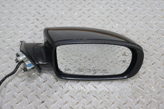 15-20 Dodge Charger Right Power Door Mirror (Pitch Black) W/Blind Spot Monitor