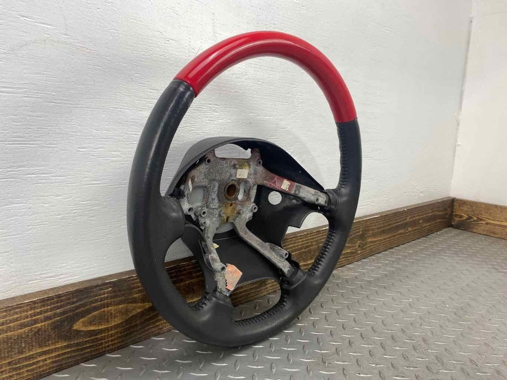 02-03 Ford Thunderbird Leather Steering Wheel (Colorado Red/Black) See Notes