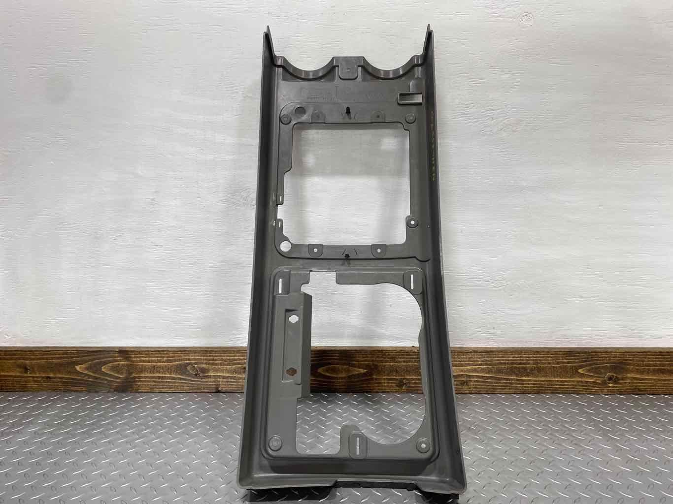 03-07 Hummer H2 Center Console Top Trim Panel Cover Arm Rest Surround OEM Silver