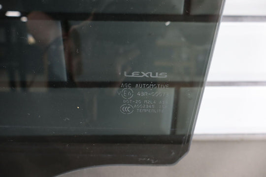 10-23 Lexus GX460 Left Driver REAR Door Window Glass ONLY