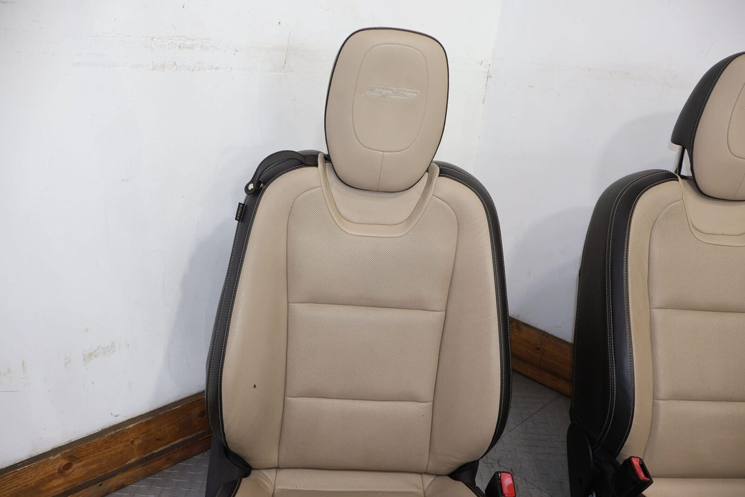 2010 Chevy Camaro SS Leather Seat Set (Beige AFO) Power Tested(Driver Bag Blown)