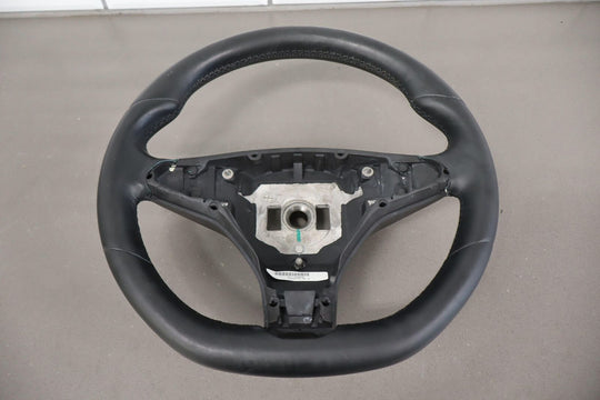 2012 - 2015 Tesla Model S Leather Steering Wheel OEM (Black) See Notes