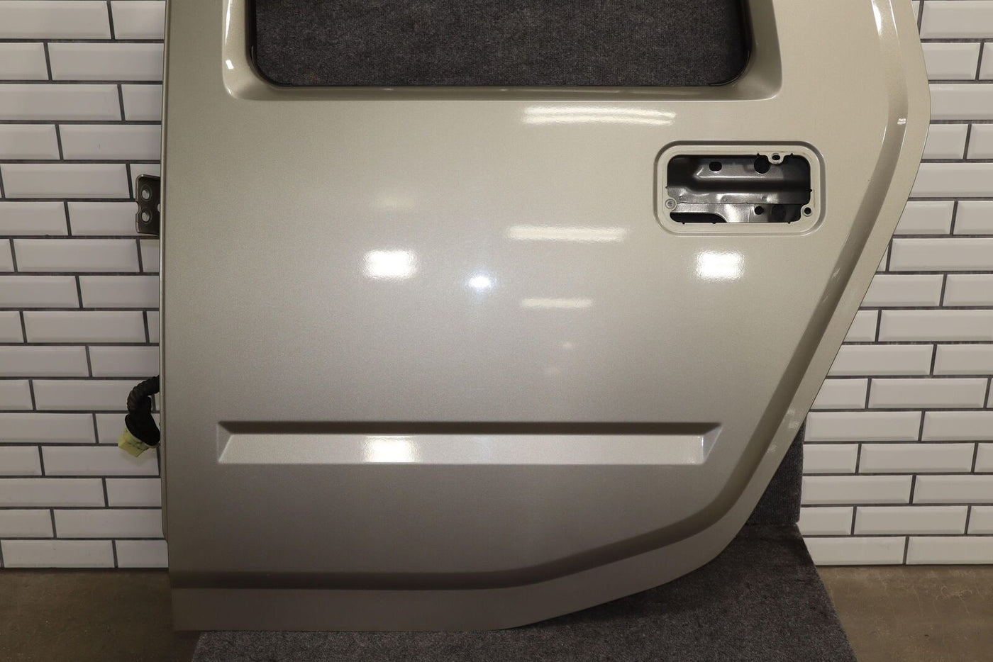 03-09 Hummer H2 Driver Left LH Rear Door Shell (Pewter 11u) Sold Bare