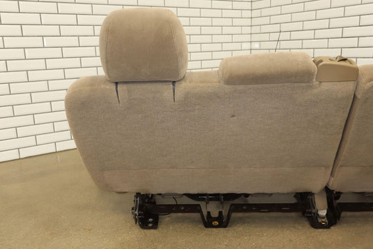 03-06 Chevy Tahoe 2nd Row Cloth Bench Seat (Tan) See Photos/Description