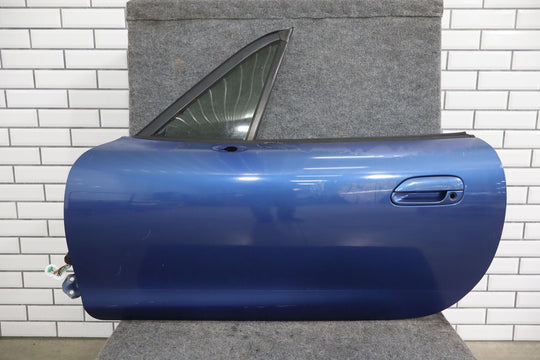 99-00 Mazda Miata NB Left Driver Door SHELL Sapphire Blue (20P) See Photos