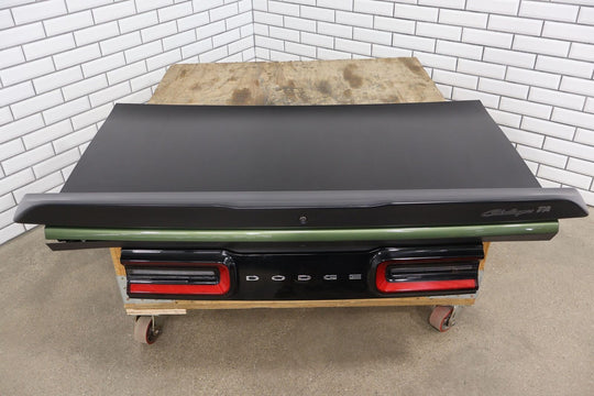 15-23 Dodge Challenger T/A Loaded Trunk / Decklid with Lights/Spoiler (F8 Green)