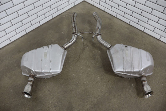 2014 Chevy Camaro SS LH&RH Pair OEM Mufflers W/Chrome Tips