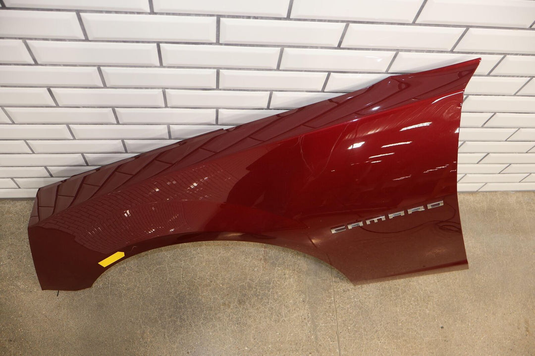 10-15 Chevy Camaro Coupe OEM Left LH Front Fender (Red Jewel GAQ) See Photos