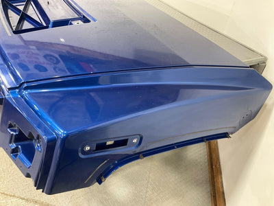 03-07 Hummer H2 OEM BARE Hood (Arrival Blue Metallic 91U) See Description