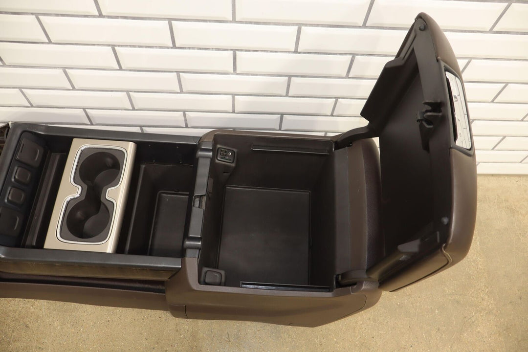 2014 GMC Sierra 1500 Crew Cab Denali Cocoa Seat Set with Center Console