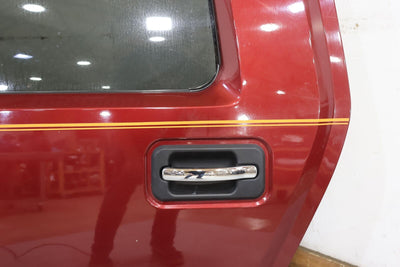 03-09 Hummer H2 Rear Left LH Door W/ Glass (Red Metallic 72U) See Photos