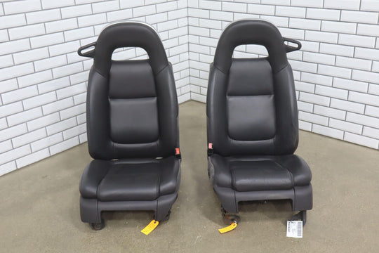 03-06 Chevy SSR Pair of LH & RH Leather Seats Ebony (192) *1 Burn Mark*