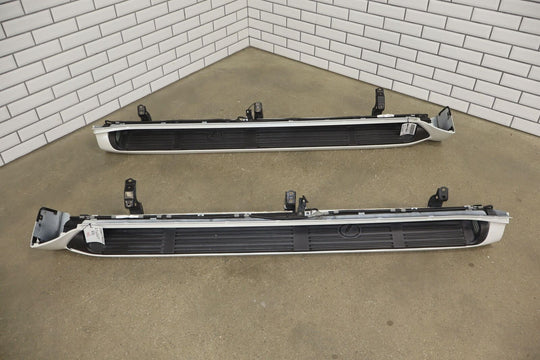 04-09 Lexus GX470 Pair of OEM Running Boards Blizzard Pearl (070) See Photos