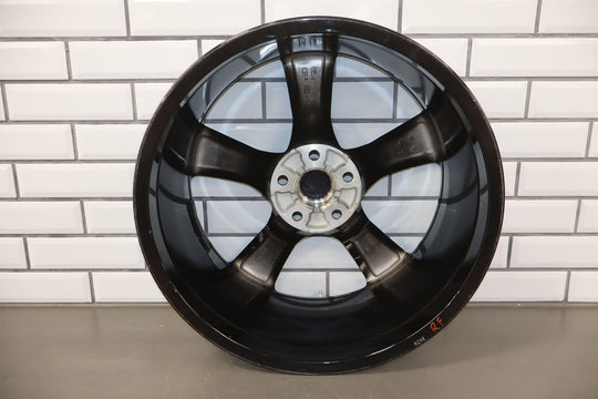 18-24 Chevy Camaro Single (1) Front 20x8.5 Wheel Black 5 Spoke *Scuffed Face*