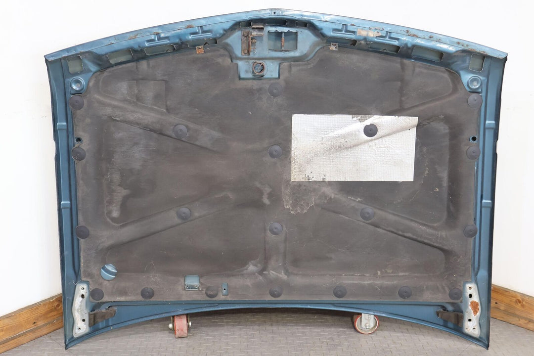 92-99 Chevy Suburban OEM Hood (Gulfstream Teal Metallic 36U) Heavy Sun Damage