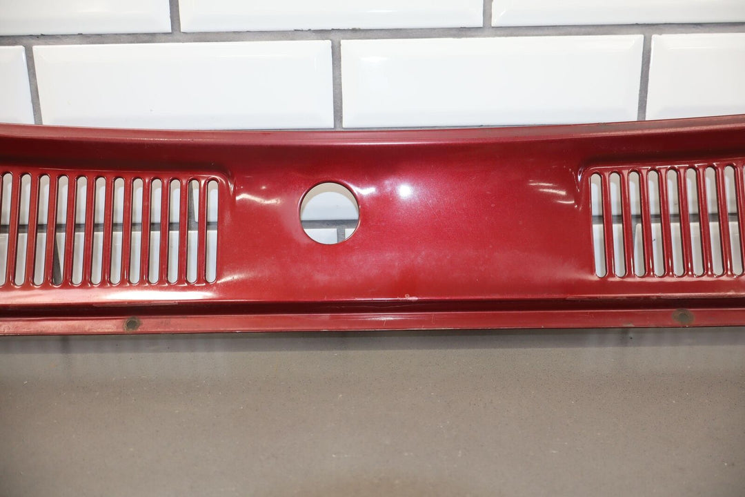 1991-1997 Toyota Land Cruiser Metal Front Center Cowl Vent Panel Med Red (3H4)