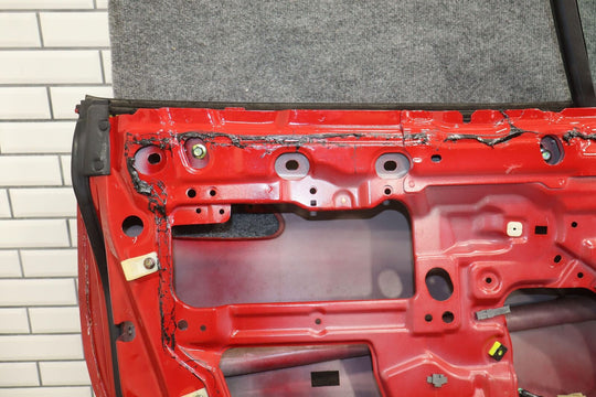 01-05 Mazda Miata NB LH Left Driver Door Shell (Red Repainted) See Photos