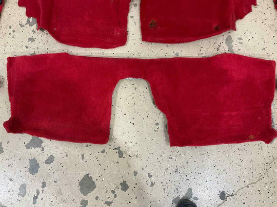 84-89 Chevy C4 Corvette Interior Cabin Carpet (Red 62I) See Notes