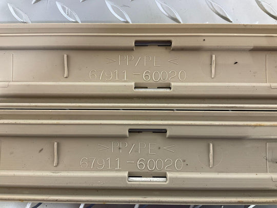 03-09 Lexus GX470 Door Sill Entry Plates Set Front & Rear & Hatch (Ivory LH00)