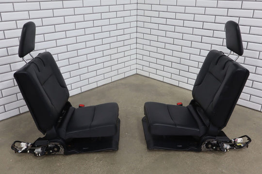 10-13 Lexus GX460 Pair LH&RH Leather Rear 3rd Row Seats (Black 20) Lt. Wear