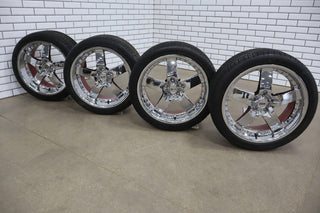 Cadillac XLR Set of 4 Damani Vanquish 20x8.5 Wheels W/Tires *See Photos & Notes*