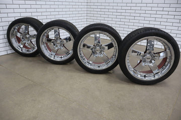 Cadillac XLR Set of 4 Damani Vanquish 20x8.5 Wheels W/Tires *See Photos & Notes*