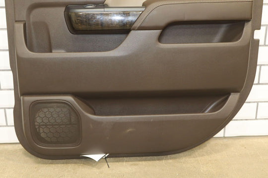 2014 GMC Sierra Denali 1500 Interior Door Trim Panel Set (4) Cocoa/Dune