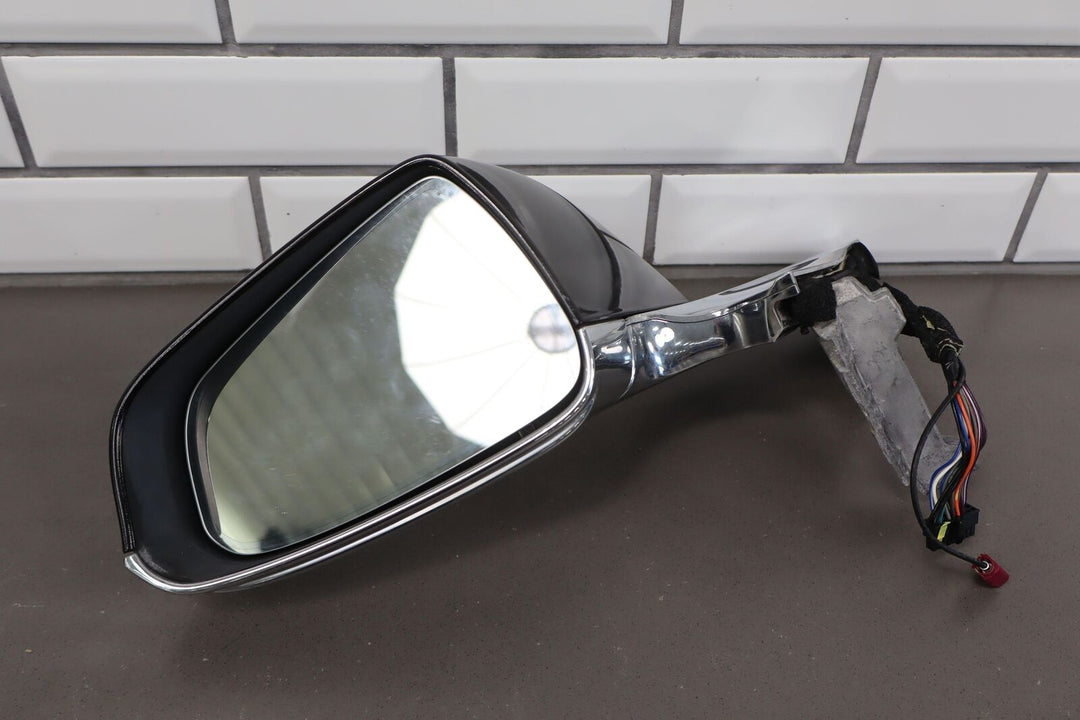 2012-2015 Tesla Model S Right RH Power Door Mirror (Black & Chrome) Tested