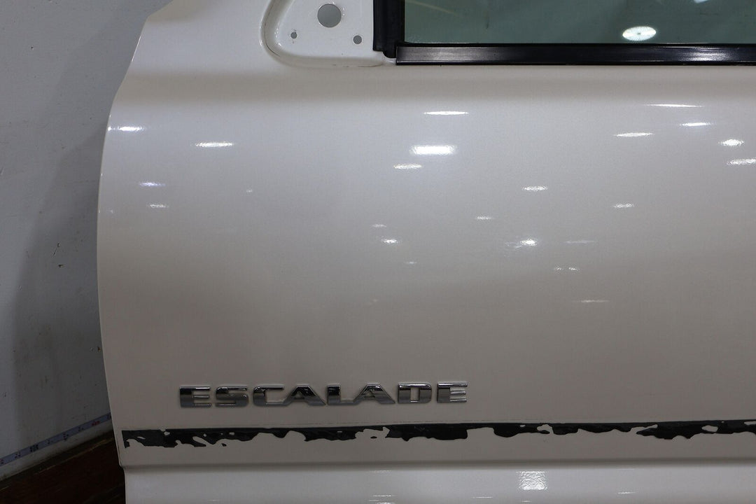 02-06 Cadillac Escalade Front Left LH Door W/Glass (White Diamond 98U) See Notes