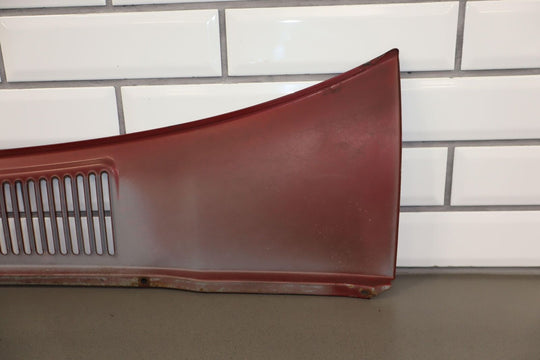 1991-1997 Toyota Land Cruiser Metal Front Center Cowl Vent Panel Med Red (3H4)