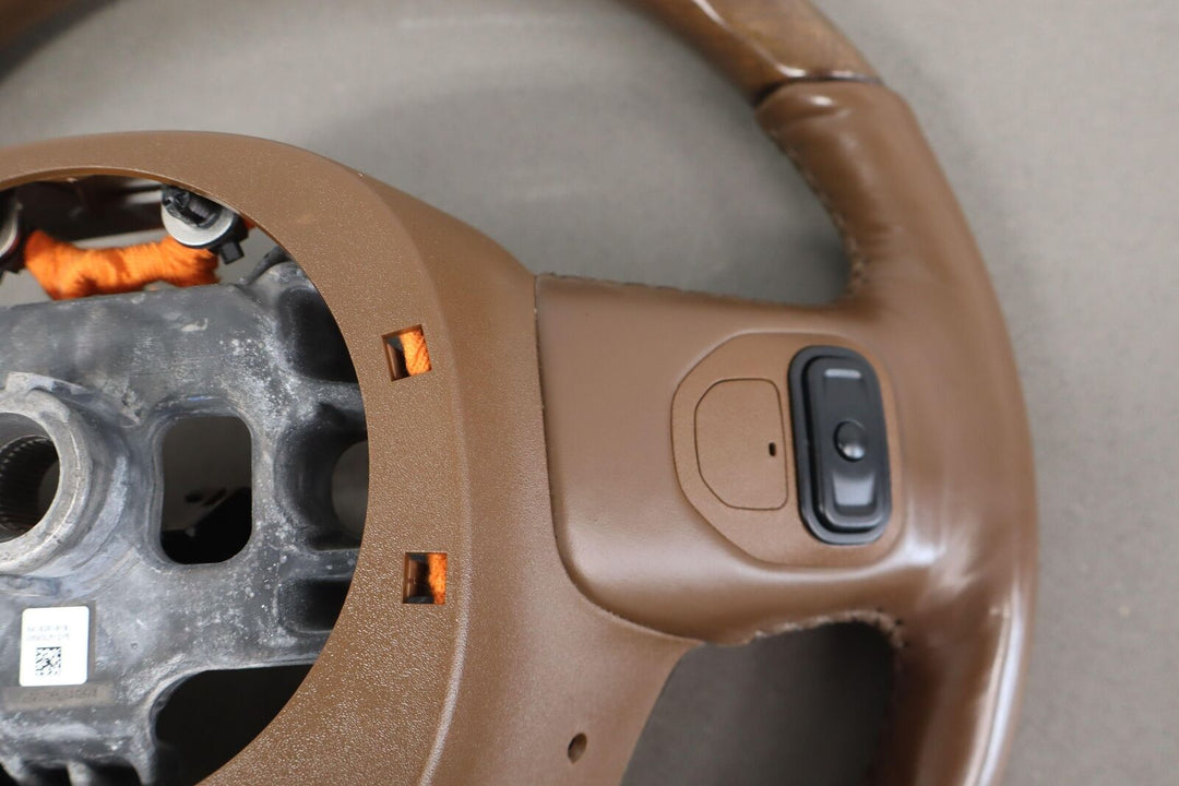 18-21 Ram 1500 Longhorn Leather Heated Steering Wheel OEM (Brown N6/Rose Gold)