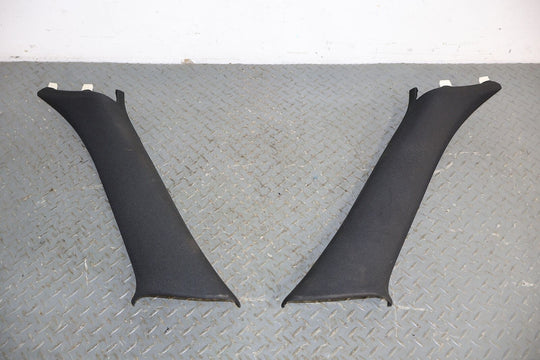 15-22 Dodge Challenger Pair LH & RH Interior A Pillar Trim Panels (Black X9)