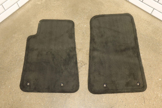 10-15 Chevy Camaro Pair LH&RH Front OEM Floor Mats Black Some Fading