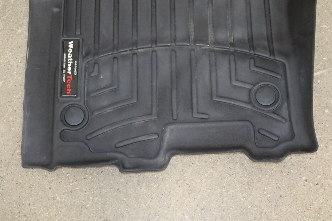 2020 Ram 1500 Crew Cab 5th Gen All Weather Weathertech Floor Mats (Black) Worn