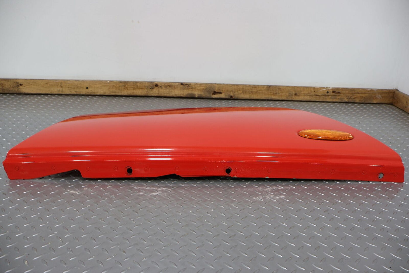 97-02 Plymouth Prowler Right RH Lower Hood Panel (Prowler Red PRD) Corrosion