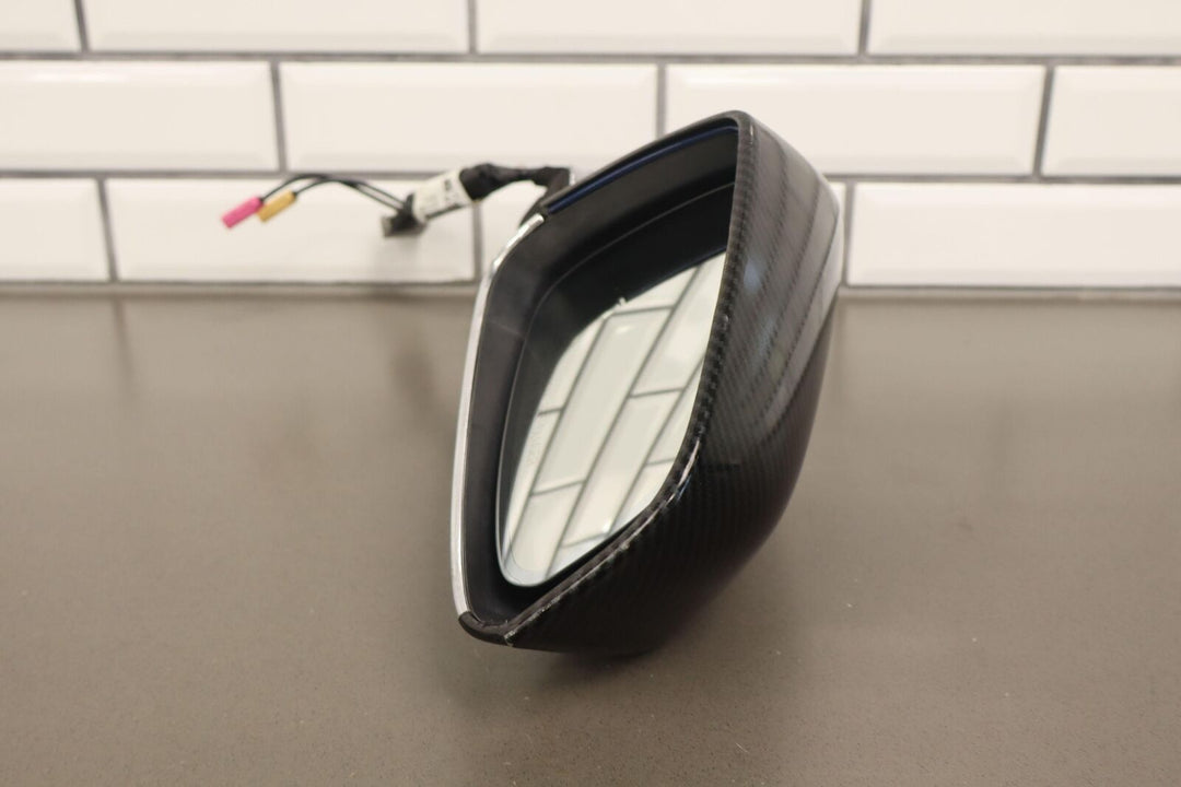 2016-2020 Tesla Model S Right RH Power Door Mirror (Black&Carbon Wrap)