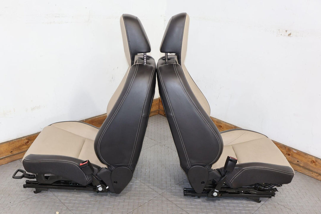 2010 Chevy Camaro SS Leather Seat Set (Beige AFO) Power Tested(Driver Bag Blown)