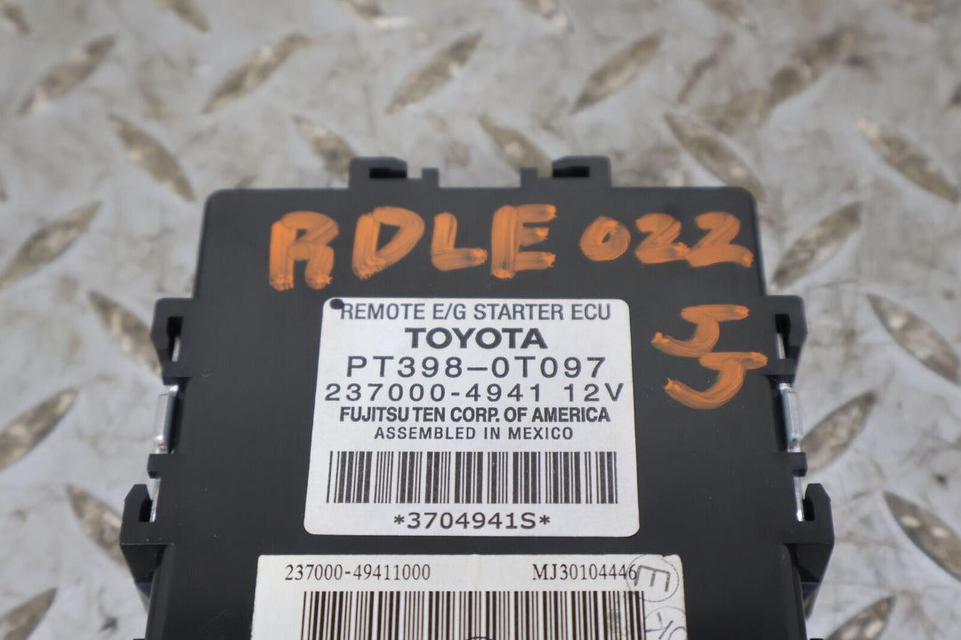 10-13 Lexus GX460 Remote Start Control MOdule (237000-4941) OEM