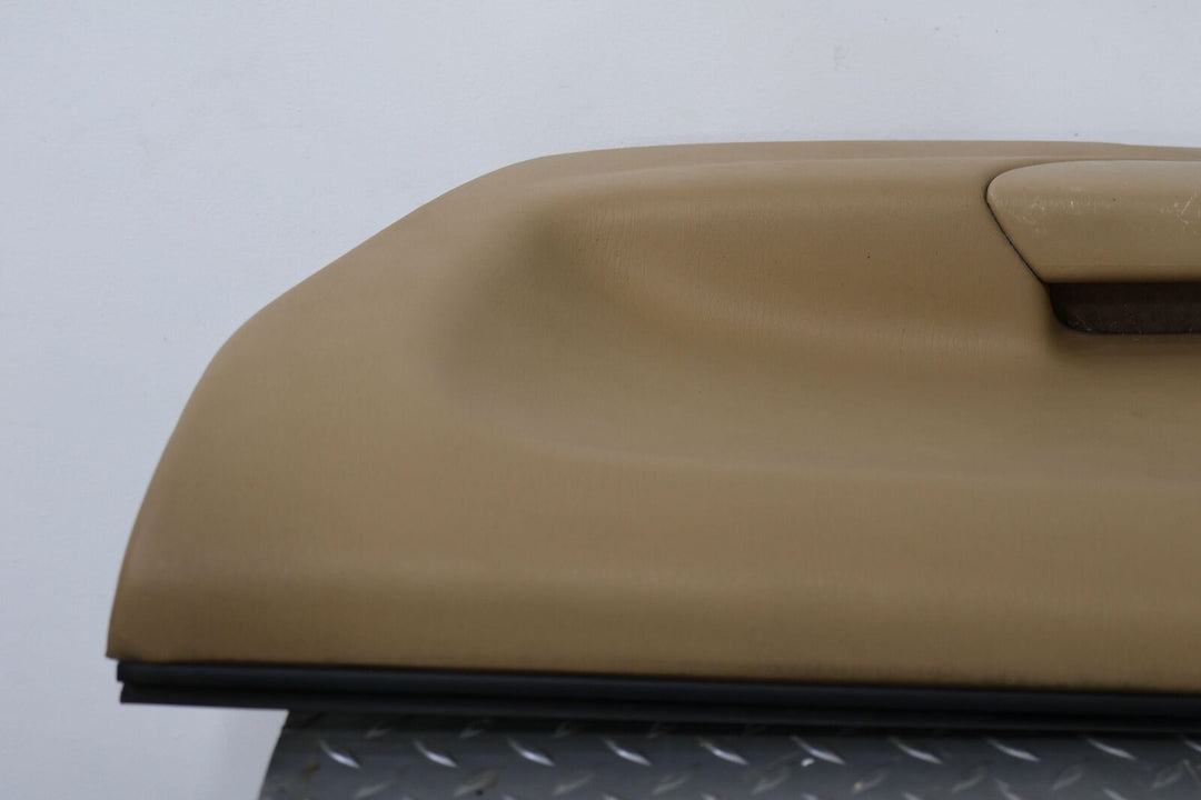 99-00 Mazda Miata NB Right RH Interior Door Trim Panel (Tan NB1) Some Wear