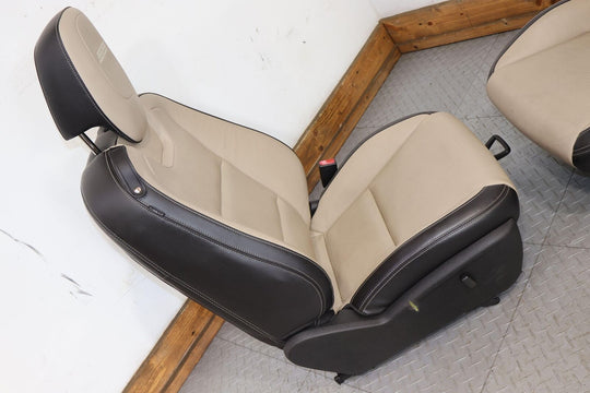 2010 Chevy Camaro SS Leather Seat Set (Beige AFO) Power Tested(Driver Bag Blown)