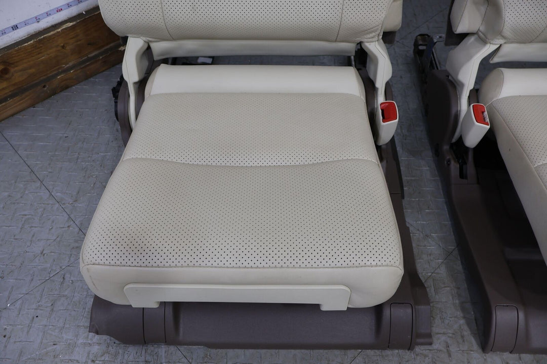 10-13 Lexus GX460 Leather Rear 3rd Row Power Seats (Ecru 00) Tested Lt. Wear