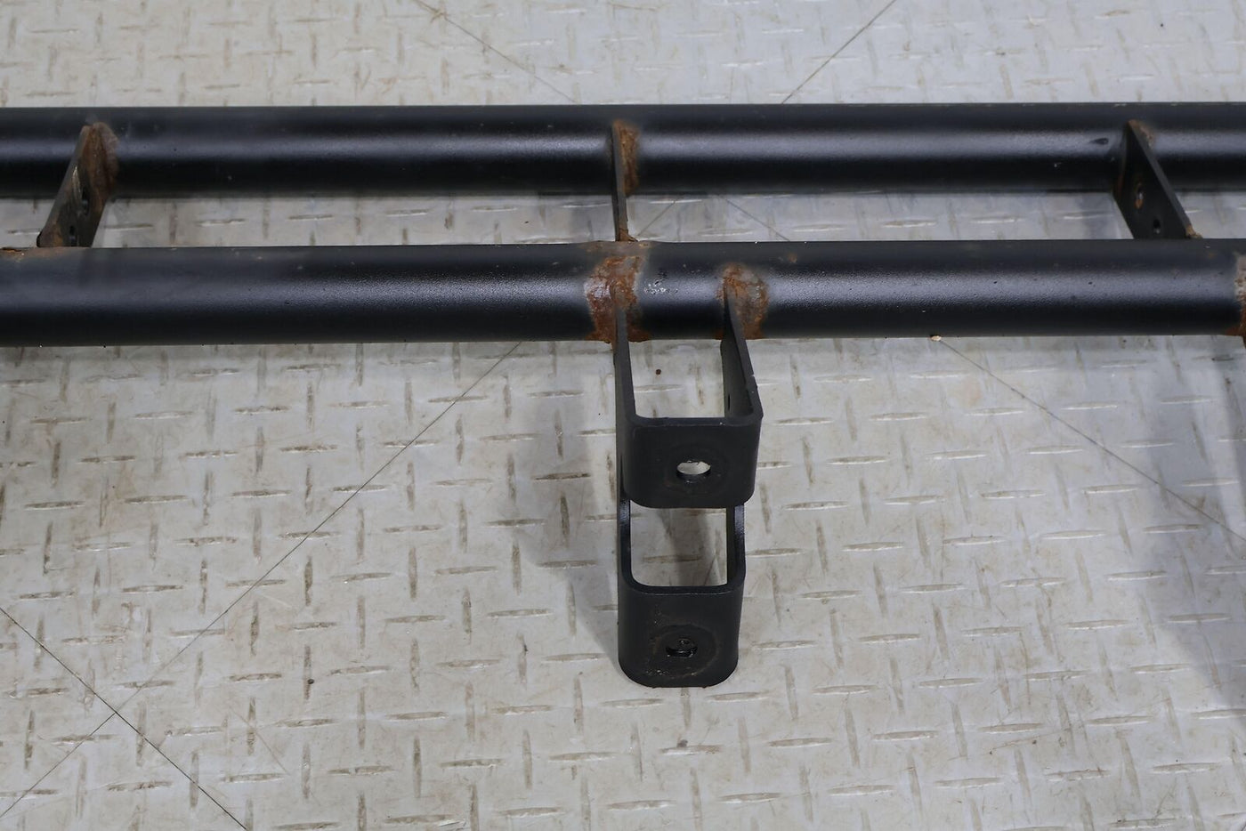 03-09 Hummer H2 Right RH SUV Rock Rail Slider (Black Weathered)