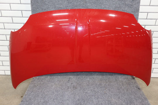 12-19 Fiat 500 Abarth Front OEM Hood Bonnet (Rosso Red PR1) See Photos