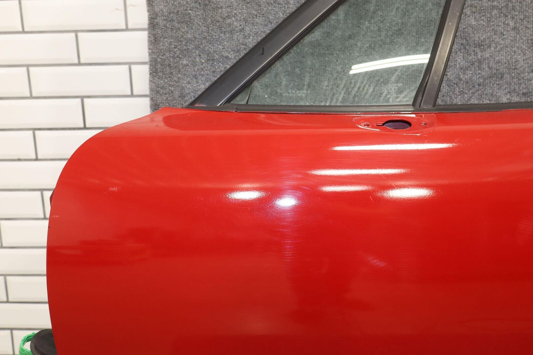 01-05 Mazda Miata NB LH Left Driver Door Shell (Red Repainted) See Photos