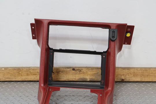 87-93 Ford Mustang Interior Bare Floor Console Base (Red) Sun Fade