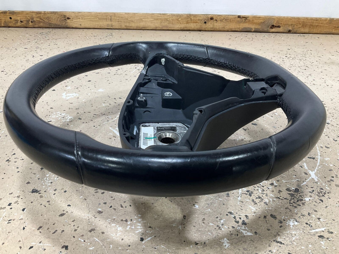 2012 - 2015 Tesla Model S Leather Steering Wheel OEM (Black) See Notes