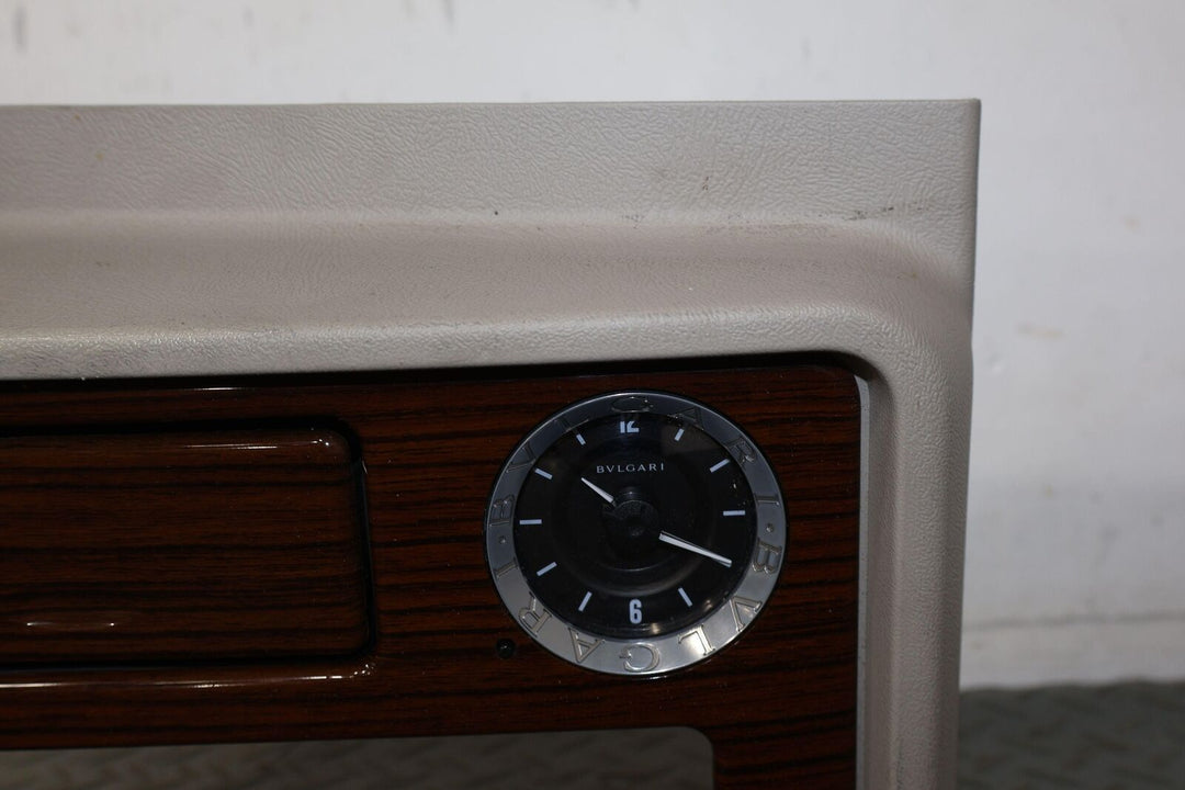 02-06 Cadillac Escalade Console Woodgrain Trim W/ Analog Clock (Tested) OEM