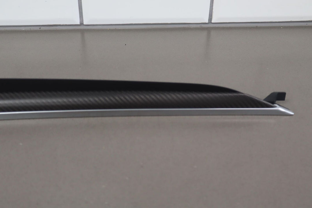 21-23 Tesla Model X 4 Piece Door Panel Carbon Fiber Trim / Insert Kit OEM