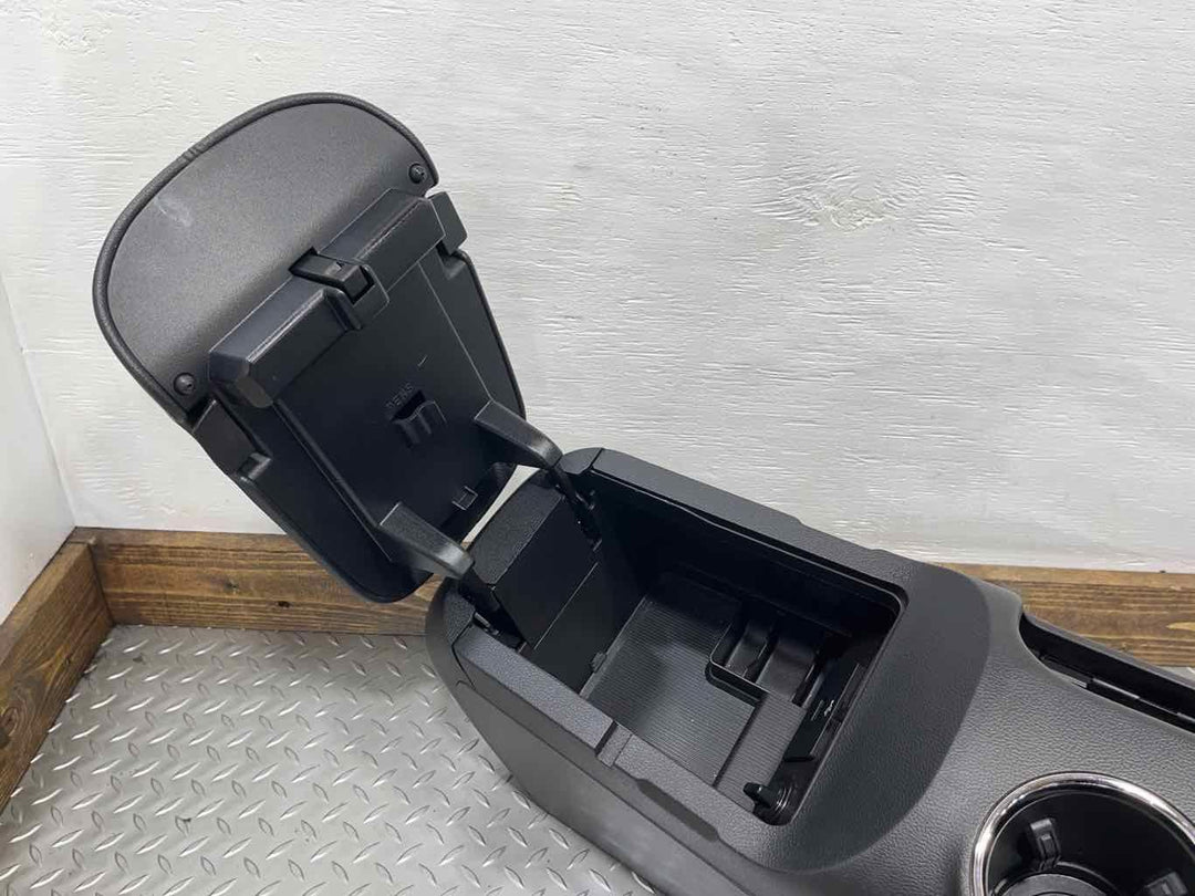 15-20 Mustang EcoBoost Front Center Floor Console W/Lid(Ebony 3CRZH)Manual Trans