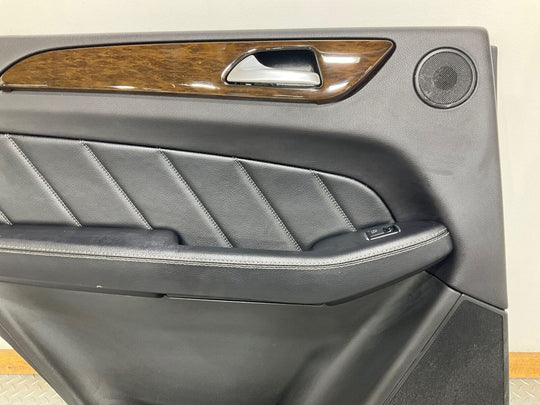 13-16 Mercedes GL450 X166 REAR Left LH Door Trim Panel (Anthracite 101A) Notes